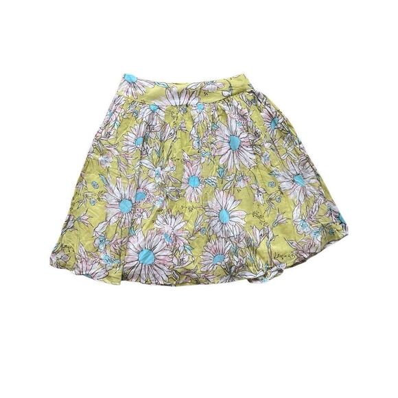 Y2K Necessary Objects Floral Mini Skirt – Size Small – 100% Cotton - Picture 2 of 5